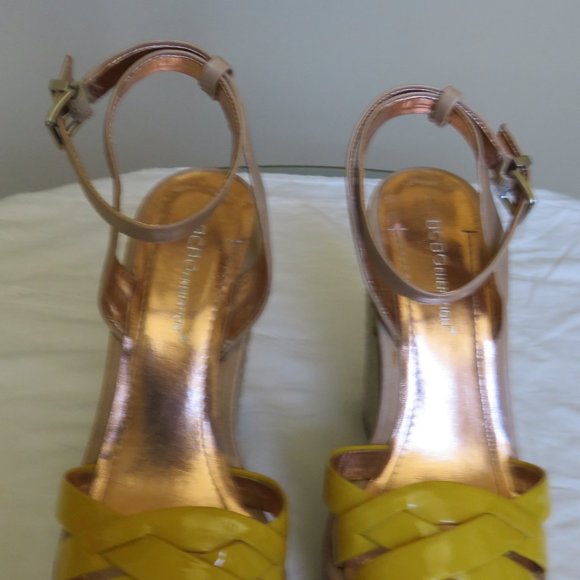 BCBGenetation Lemon glow Wedge Platform Espadrille 7 - Picture 2 of 9